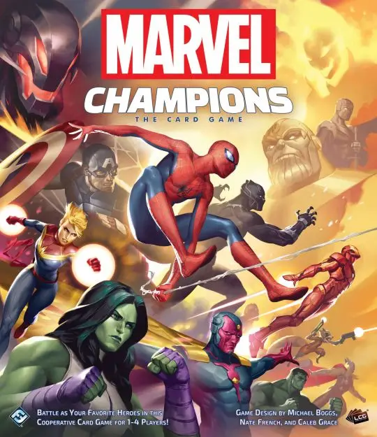 Portada Marvel Champions: The Card Game Tema: Superhéroes