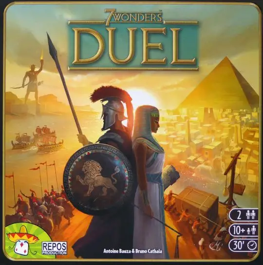 Portada 7 Wonders Duel Jugadores: Dos Jugadores