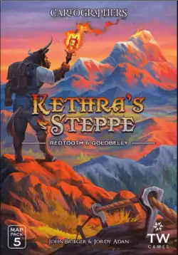 Portada Cartographers: Map Pack 5 – Kethra's Steppe: Redtooth & Goldbelly